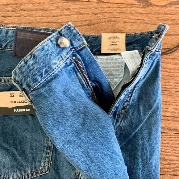 Pull & Bear Balloon Jeans NWT Sz. 34 - Picture 4 of 12